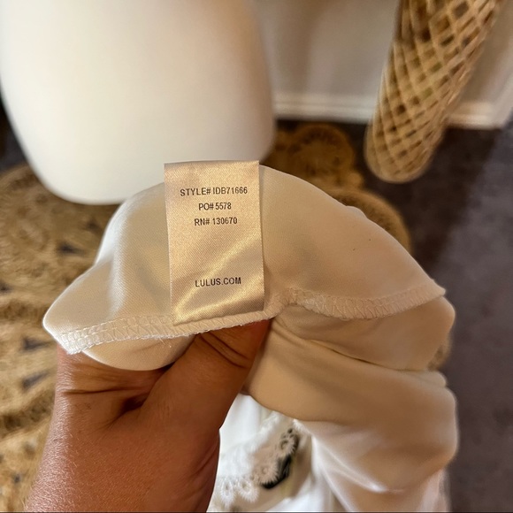 Sold Out LuLu’s Celebrate the Moment White Lace Maxi Dress Size XL - Picture 12 of 15